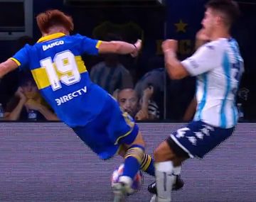 Polémica en Boca vs Racing: ¿era roja para Valentín Barco?