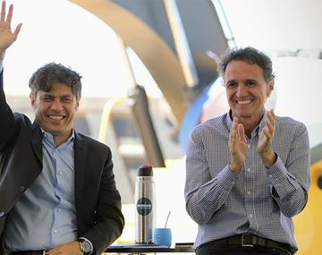 Axel Kicillof y Gabriel Katopodis.