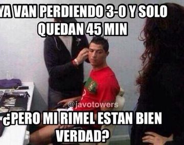 Ya aparecieron las cargadas a Cristiano Ronaldo