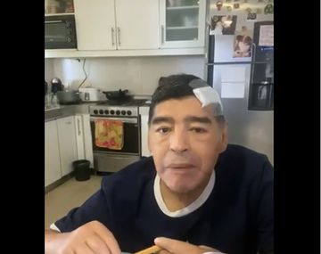 El video de Diego hablándole a Luque después de la operación: Estoy abollado