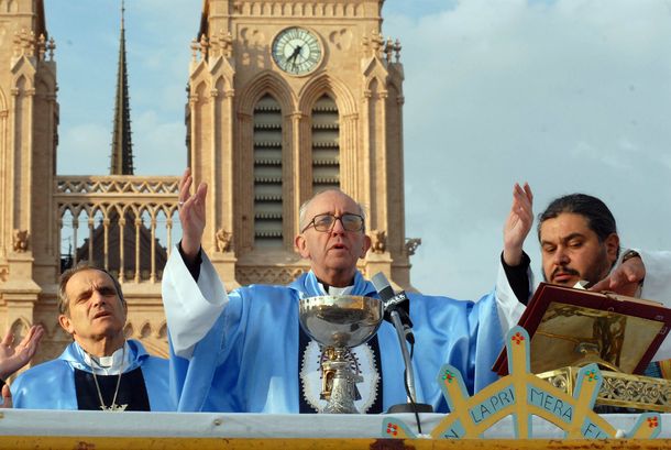 Bergoglio en Luján