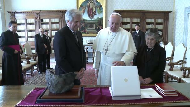 Francisco con Tabaré