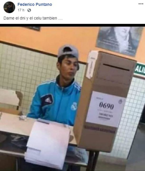 Discriminaron a un joven que fiscalizó en Moreno por cómo fue vestido: Dame el DNI y tu celu también