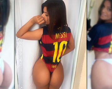 Gana siempre: Miss Bumbum celebró el Balón de Oro de Messi
