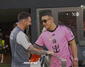 El encuentro de Messi con Daddy Yankee en la previa del partido del Inter Miami