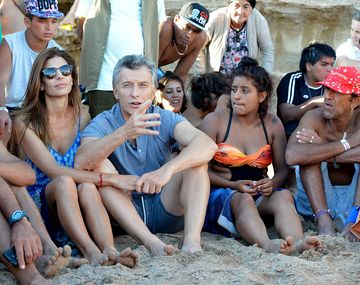 Así pasa Macri sus días de descanso con su familia en la Costa