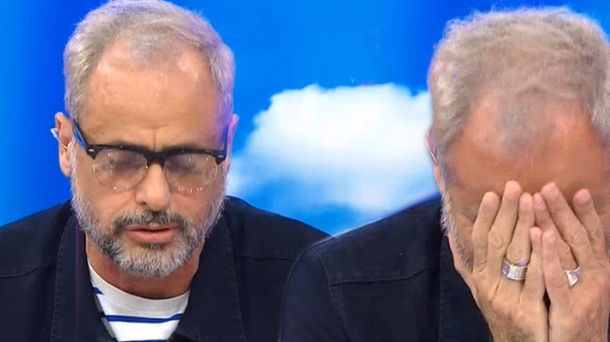 El llanto desgarrador de Jorge Rial en vivo