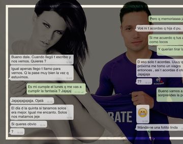 Los chats de Mauro Zárate con una chica Playboy