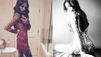 el desnudo cuidado de candelaria tinelli para mostrar su tatuaje el desnudo cuidado de candelaria tinelli para mostrar su tatuaje