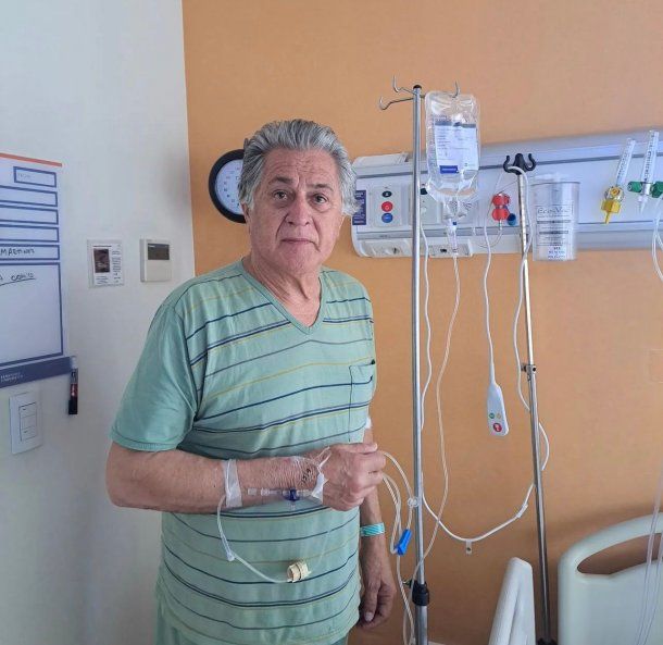 Pato Fillol fue internado por neumonía bilateral