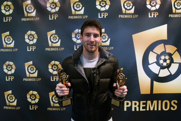 Lionel Messi sigue cosechando trofeos en España