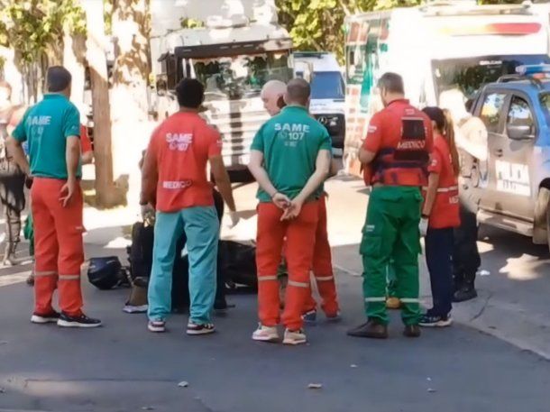 Choque entre un camión y una moto dejó un muerto en Barracas