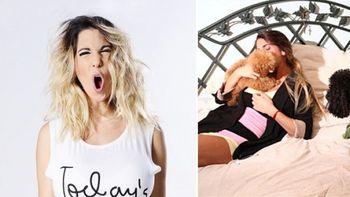 cinthia fernandez, enfurecida con unos albaniles que le habrian robado su perro cinthia fernandez, enfurecida con unos albaniles que le habrian robado su perro