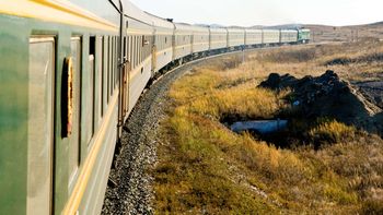 El tren Transmongoliano une China y Rusia El tren Transmongoliano une China y Rusia