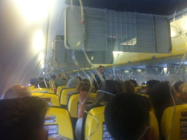 Aterrizó bien, pero los pasajeros se llevaron un susto inolvidable