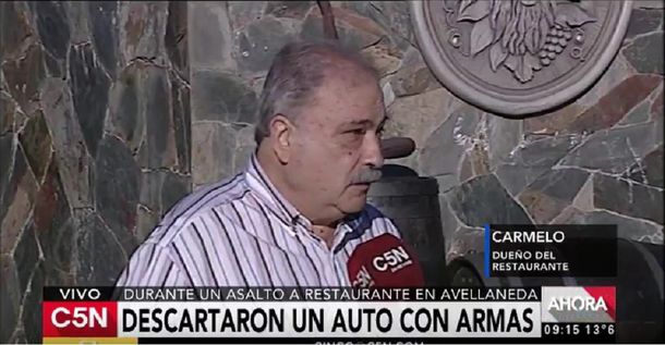 Habló el dueño del restaurante en Avellaneda en el que mataron a un ex policía