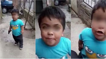 Las imágenes de un nene aprendiendo a robar preocupan a todos Las imágenes de un nene aprendiendo a robar preocupan a todos