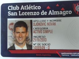 san lorenzo sumo un socio de lujo: novak djokovic san lorenzo sumo un socio de lujo: novak djokovic