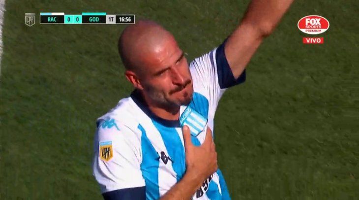 VIDEO: Así fue el sentido homenaje de los hinchas de Racing a Lisandro López