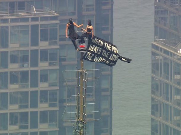 Inesperados escaladores en New York City