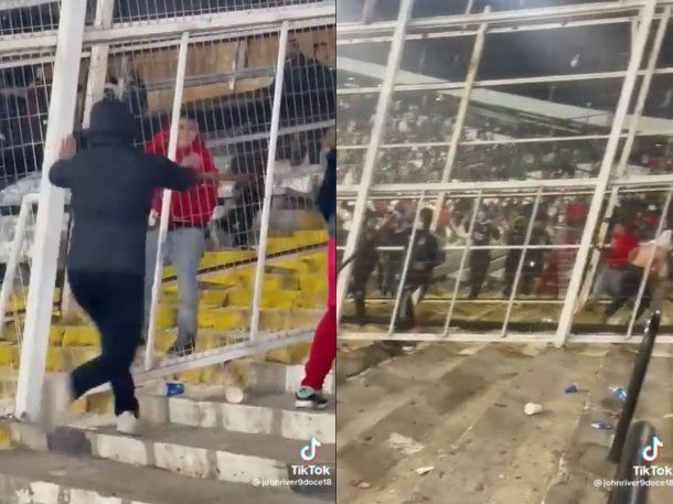 Con facas y fierros: así amenazaron hinchas de Colo Colo a simpatizantes de River