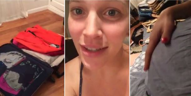 Antes de viajar a Canadá a dar a luz, Luisana Lopilato mostró sus looks y la súper panza