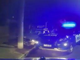 Video: intentaron robar, huyeron con un nene de 4 años y chocaron