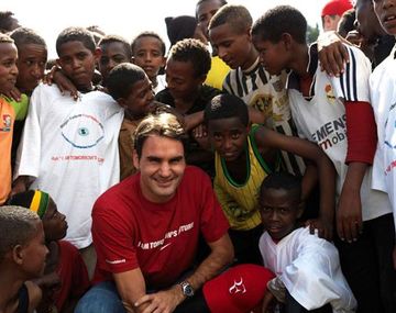 Un encuentro de grandes: Federer y Mandela