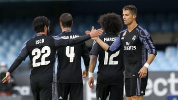 con dos de cristiano, real madrid goleo al celta de berizzo y acaricia la liga con dos de cristiano, real madrid goleo al celta de berizzo y acaricia la liga