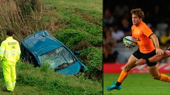 tremendo: asi quedo el auto de un jugador de los jaguares tras un accidente tremendo: asi quedo el auto de un jugador de los jaguares tras un accidente