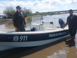 Dos jóvenes fueron hallados muertos en un río. Foto: @JuanCruzGoya.