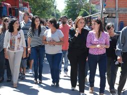 La ministra de Seguridad recorrió la villa 15 de Rosario