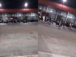 Violencia en el Mercado Central: golpes, cuchillazos y rotura de vehículos