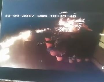 Las llamas en el bar de City Bell