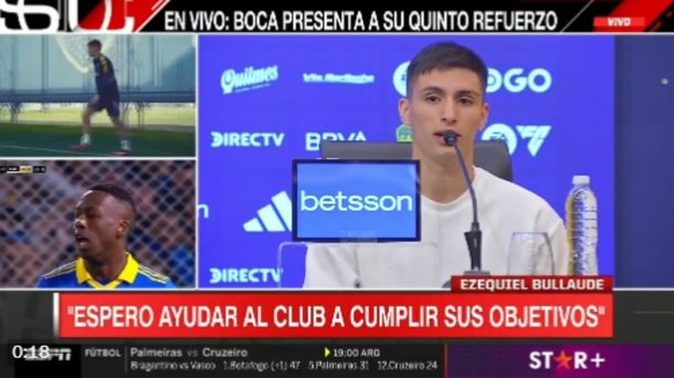 Bullaude: Una vez que te llama Boca se descarta todo