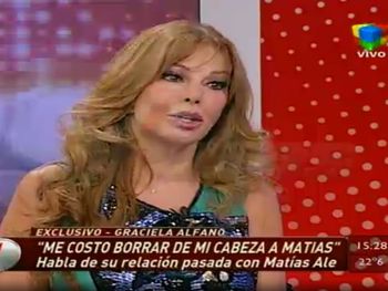 Graciela Alfano en Intrusos