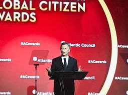Mauricio Macri en el Atlantic Council