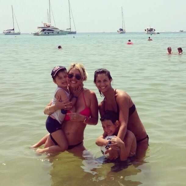 Nara disfrutó sus vacaciones en familia