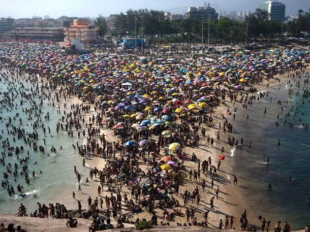 Brasil: ola de calor azota a Río de Janeiro