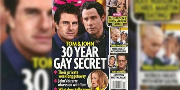 Aseguran que Tom Cruise y John Travolta fueron pareja