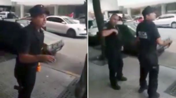 El policía que echó al trapito de la cuadra