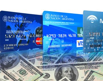 Corte al financiamento en dólares con tarjetas de crédito