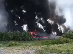 Gerli: se incendiaron seis vagones en desuso del tren Roca