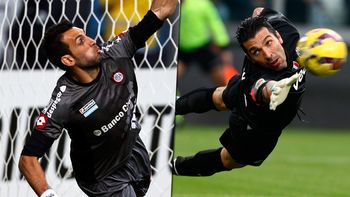 Buffon le mandó un video al arquero de San Lorenzo Buffon le mandó un video al arquero de San Lorenzo
