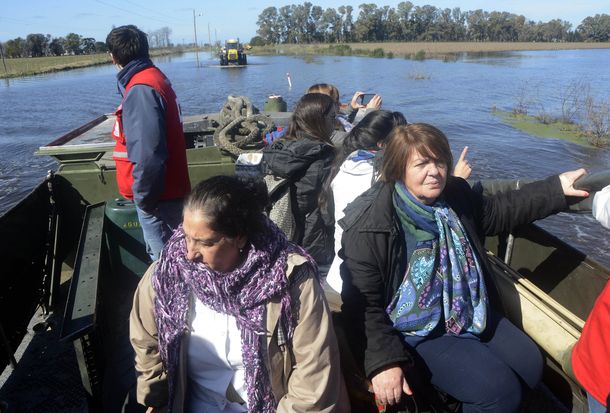 Desborde del río Salado: aseguran que el pico de la crecida ya pasó