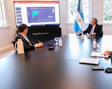 Alberto está reunido con Kicillof y Larreta para definir la extensión del aislamiento