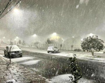 Intensas nevadas en Brasil