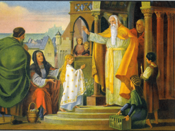 El origen de la festividad fue la dedicación de la iglesia de Santa María la Nueva de Jerusalén, en el año 543. El origen de la festividad fue la dedicación de la iglesia de Santa María la Nueva de Jerusalén, en el año 543.