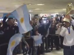 El recibimiento a los campeones El recibimiento a los campeones