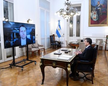 Sergio Massa en la GZero Summit Latin America 2020